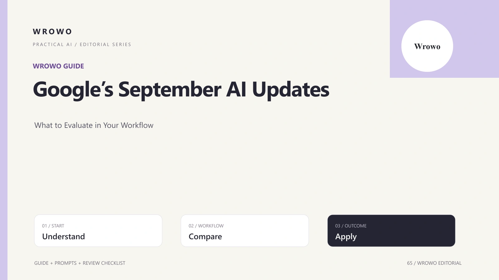 Google’s September AI Updates: What to Evaluate in Your Workflow