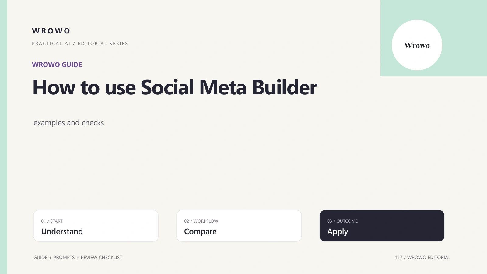 How to use Social Meta Builder: examples and checks